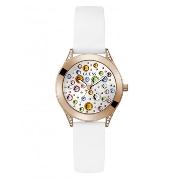 Ladies Mini Wonderlust White Watch Gw0678l4