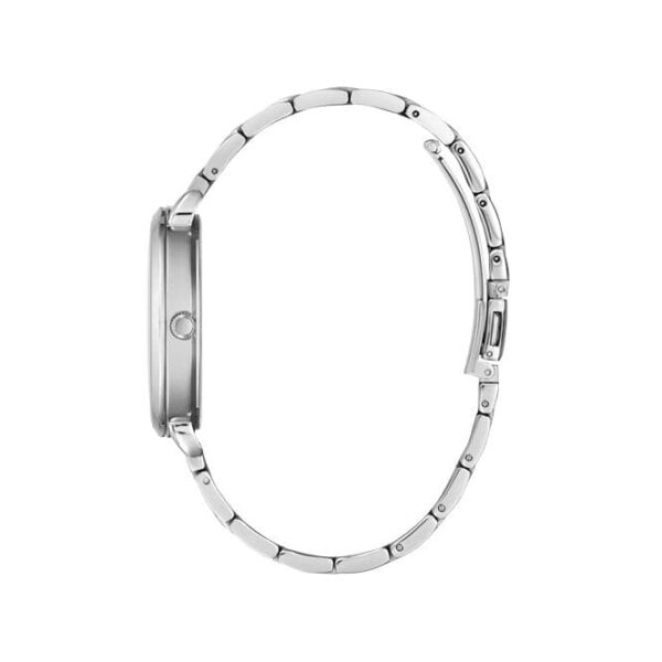 Guess Watches Ladies Sparkling Rose Stainless Steel Floral Print Watch Gw0242l1 - alternate view