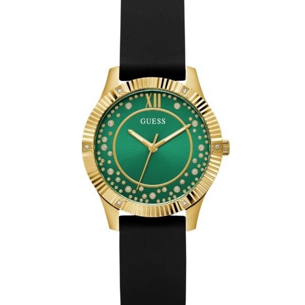 Ladies Starstruck Gold Tone Silicone Watch Gw0766l3