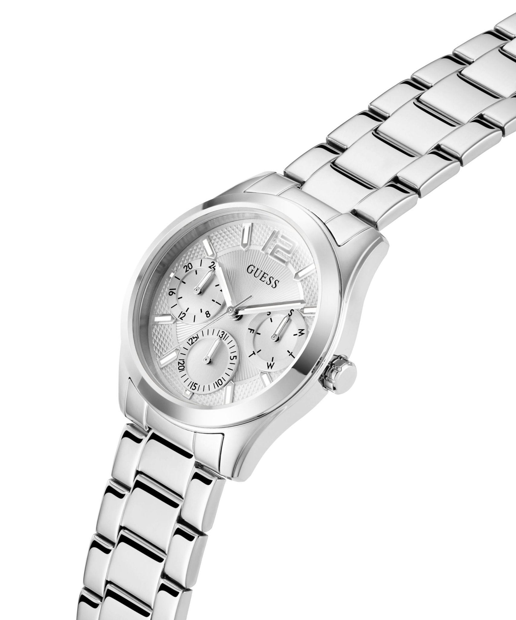 Ladies Zoe Silver Tone Stainless Steel Watch Gw0760l1 - Image 4