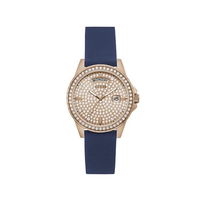 Guess 腕時計 Lady Comet レディース ドレスウォッチ ローズゴールド ステンレススチール ウォッチ GW0358L1 - Image 4