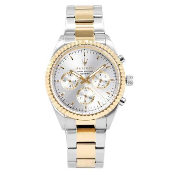 Maserati R8853100021 Competizione Chrono Herrenuhr in zwei Farbtönen