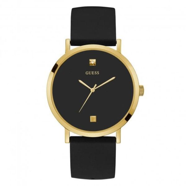 Guess Watches Mens Dress Stainless Steel Black Watch W1264g1