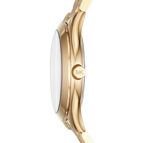 Michael Kors Mk3512 Ladies Slim Runway Gold Watch - alternate view