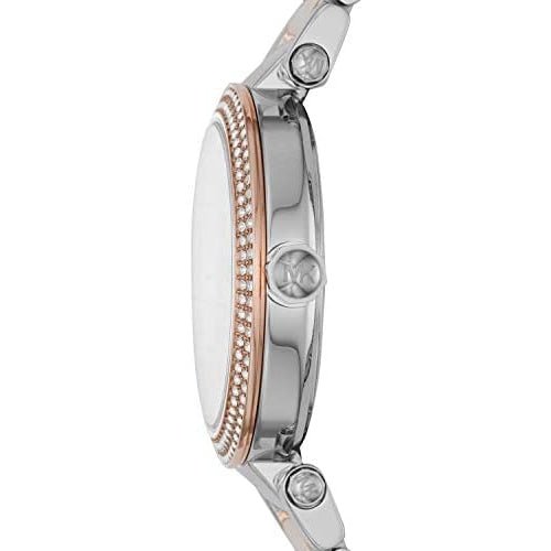 Michael Kors Mk6301 Ladies Parker Rose Gold Silver Stainless Watch - alternate view