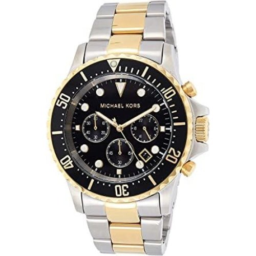 Michael Kors Mk8311 Men S Everest Chronograph Two Tone Black Watch - alternate view