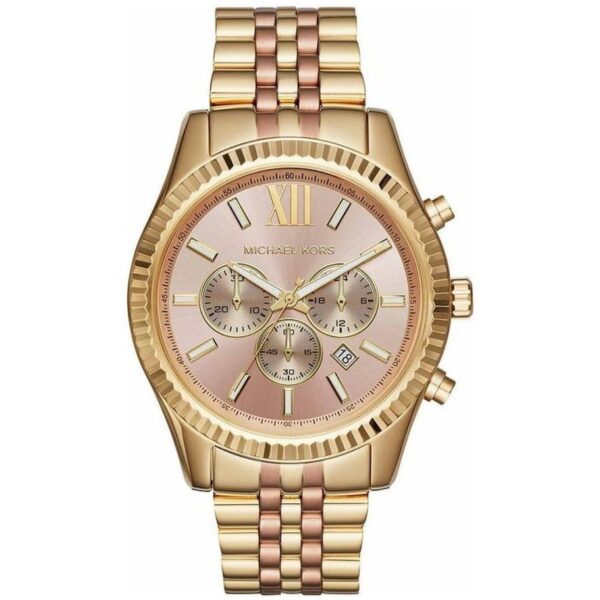 Michael Kors Lexington Gold Chronograph Watch Mk6473