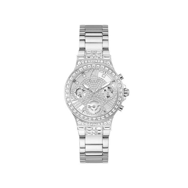 Guess Watches Moonlight Ladies Sport Silver Stainless Steel Watch Gw0320l1