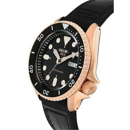 Seiko 5 Sports Auto Mens Black Watch Srpd76k1 - Image 4