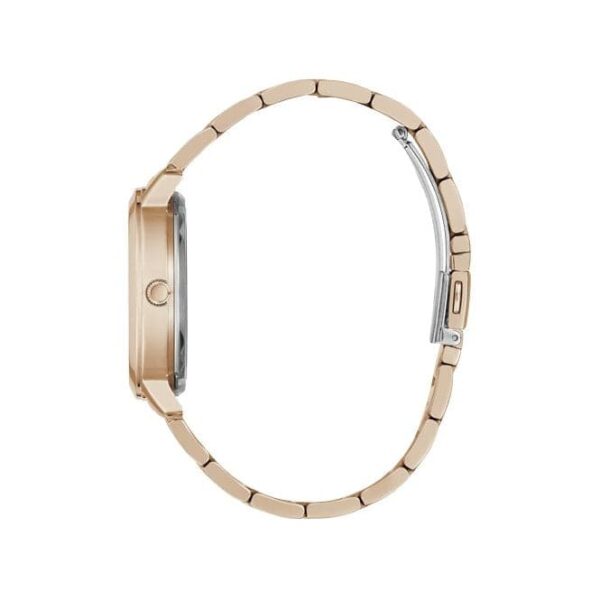 Guess Watches Quattro Clear Ladies Trend Rose Gold Stainless Steel Watch Gw0300l3 - alternate view