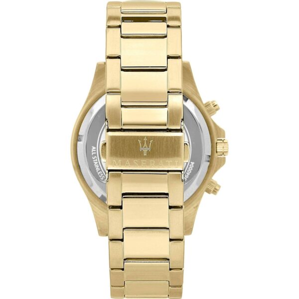 Maserati R8873640005 Sfida Chrono Herren-Golduhr - alternate view