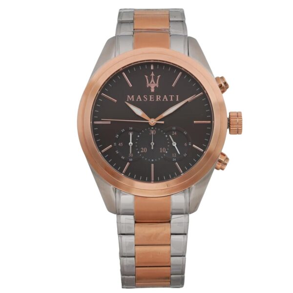 Maserati R8873612003 Traguardo Chrono Mens Two Tone Watch