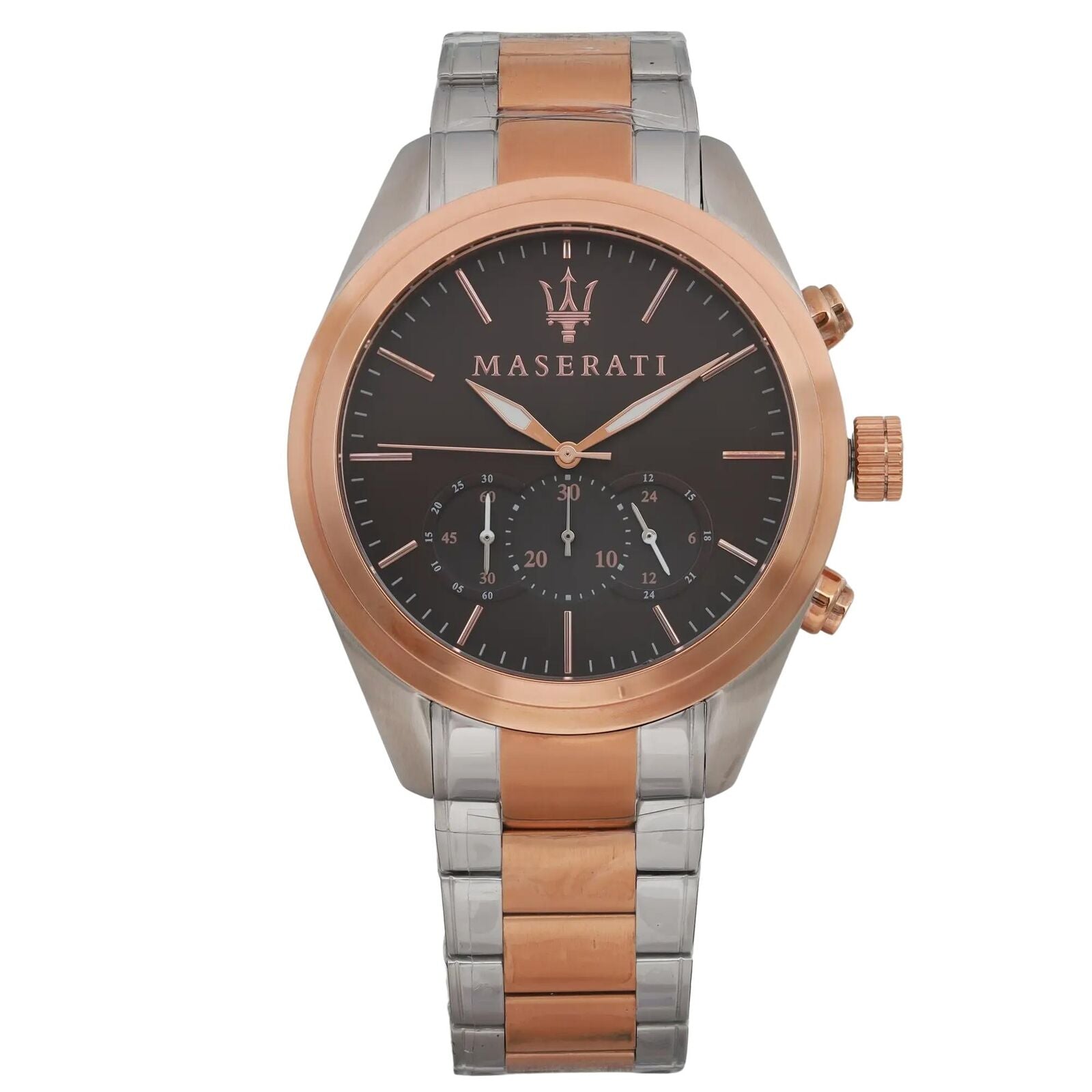 Maserati R8873612003 Traguardo Chrono Mens Two Tone Watch