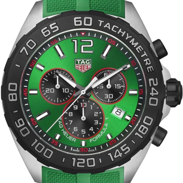Tag Heuer Watch Formula 1 Chronograph Green Caz101ap Ft8056