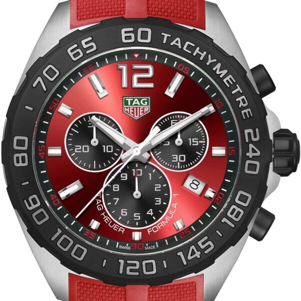 Tag Heuer Watch Formula 1 Chronograph Red Caz101an Ft8055