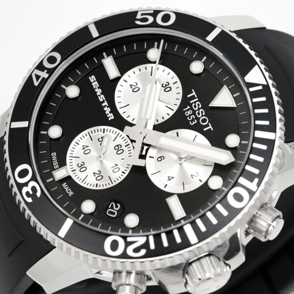 Tissot Chronograph Watch Seastar 1000 Orange T1204171705100 - alternate view