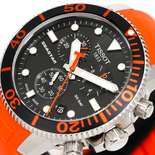 Montre chronographe Tissot Seastar 1000 Orange T1204171705101 - alternate view