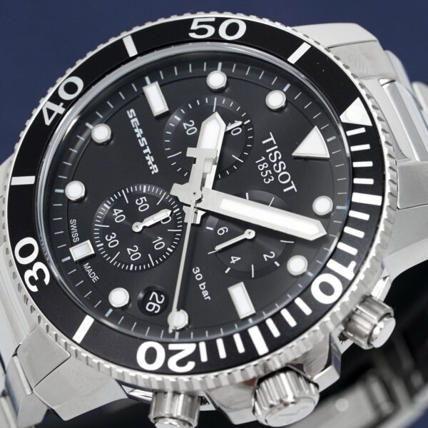 Tissot Chronograph Watch Seastar 1000 T120 417 11 051 00 - alternate view