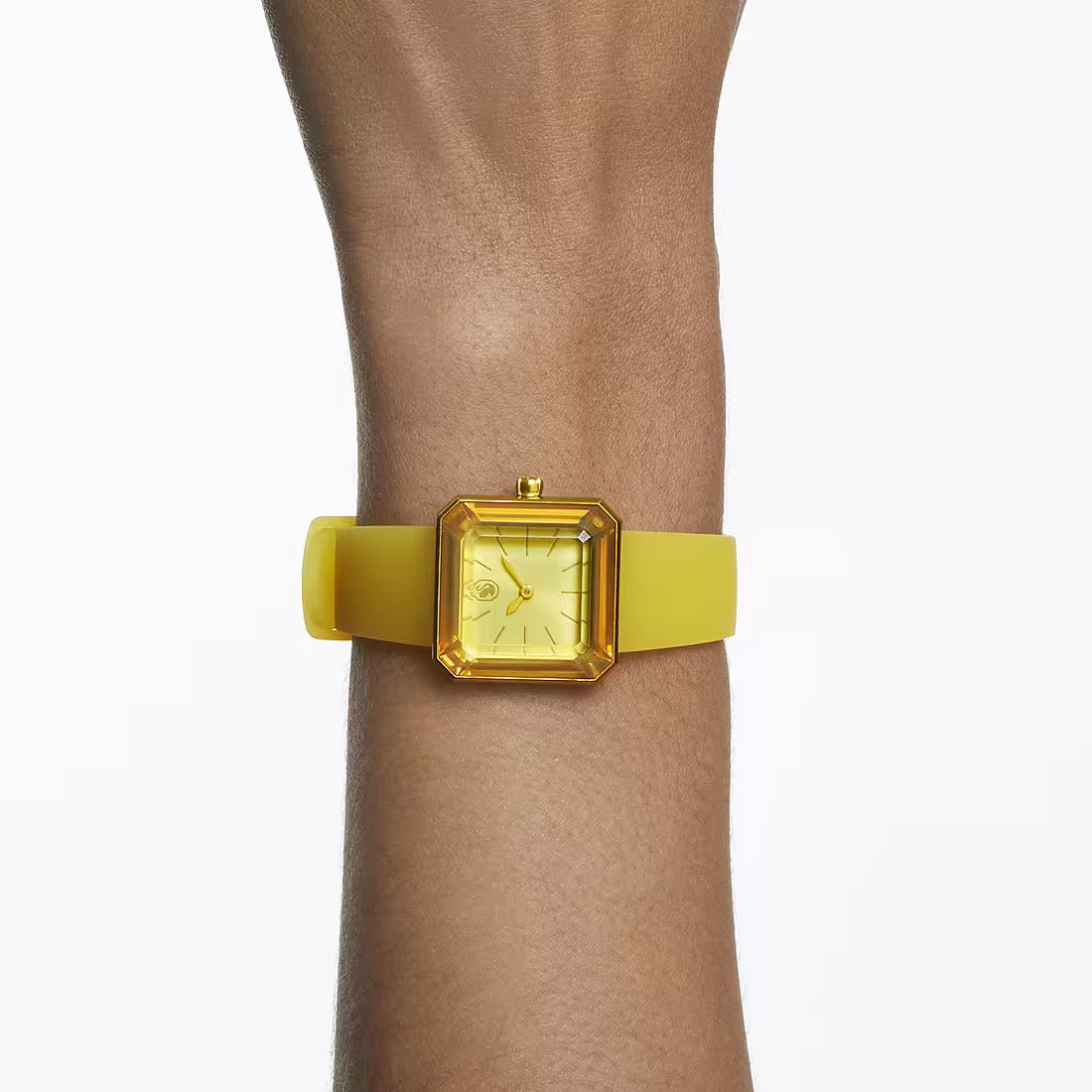 Swarovski Watch Lucent With Silicone Strap Yellow 5624382 - Image 5