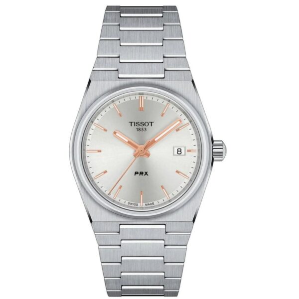 Tissot Mens Watch Prx White Rose Quartz T137 210 11 031 00