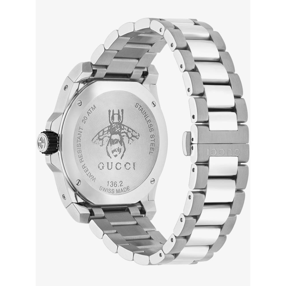 Gucci Mens Dive Steel Bracelet Watch Ya136221 - Image 3