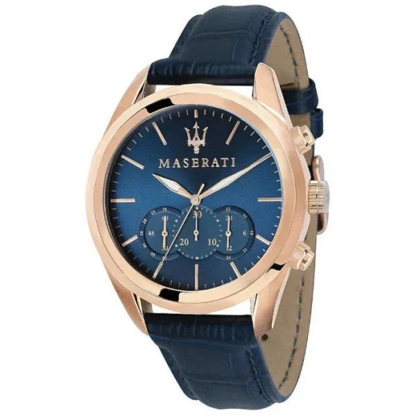 Maserati R8871612015 Traguardo Chrono Herrenuhr in Blau