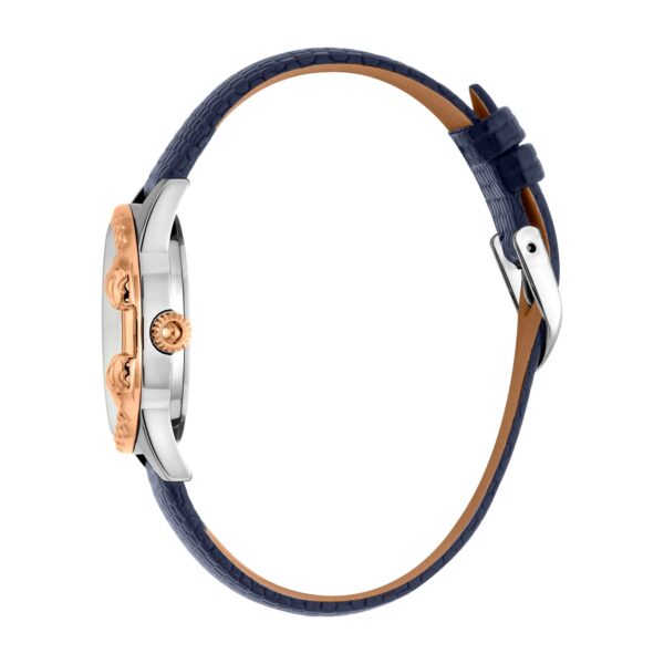 Just Cavalli JC Giro Leather Blue Silver Serpente Zircons - alternate view