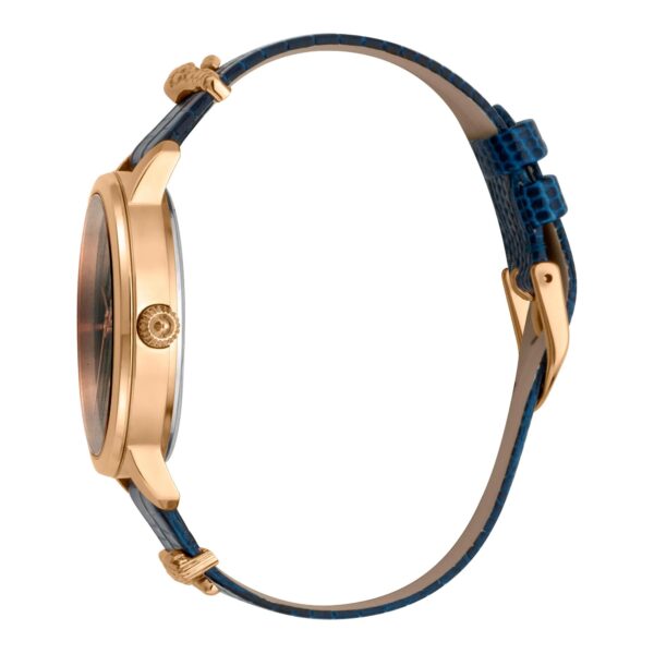 Just Cavalli Just per me Leather Blue Rose Gold Zebra Glitter - alternate view