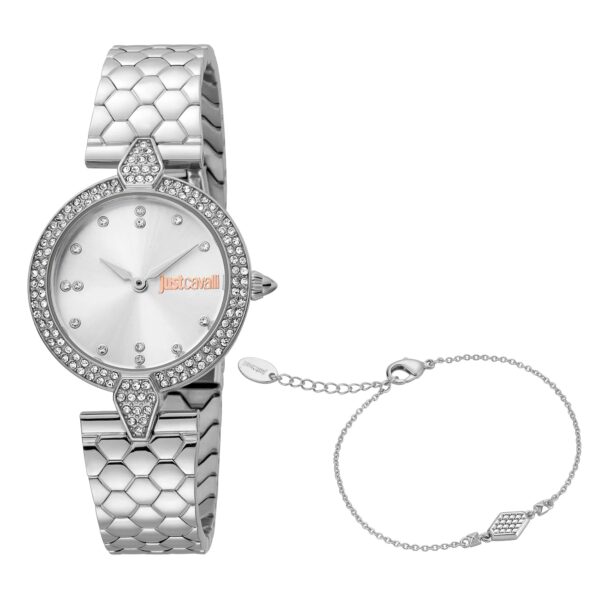 Just Cavalli Nobile Glam Silver Steel
