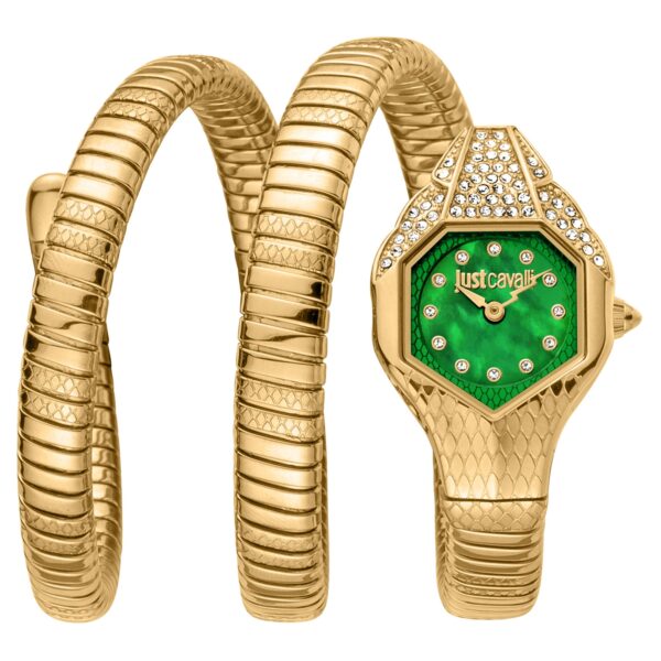 Just Cavalli Glam Evo 7 Doppio Yellow Gold Green