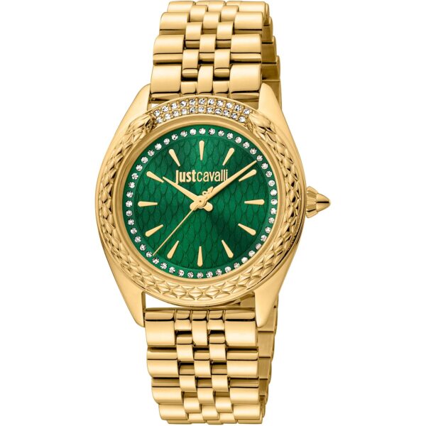 Just Cavalli Prestigio Yellow Gold Green