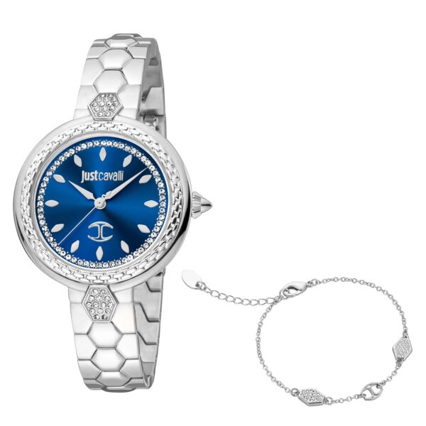 Just Cavalli Snake Creazione Silver Steel