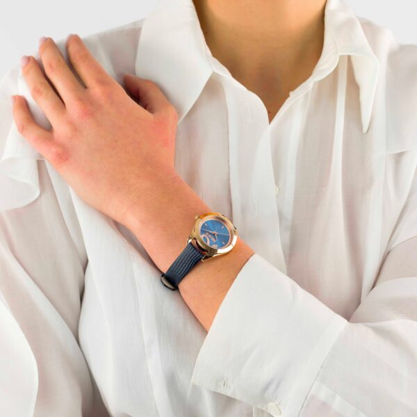 Just Cavalli Donna finezza Leather RG Blue - alternate view