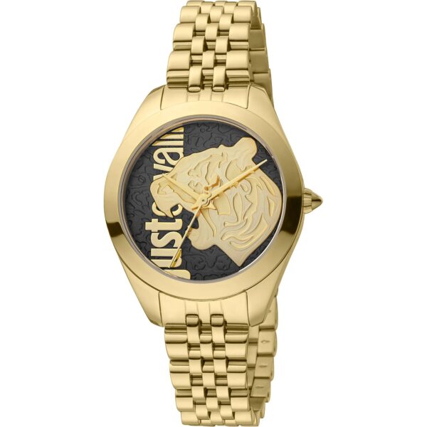 Just Cavalli Pantera Yellow Gold Black