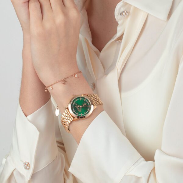 Just Cavalli Glam Creazione Rose Gold Green - alternate view