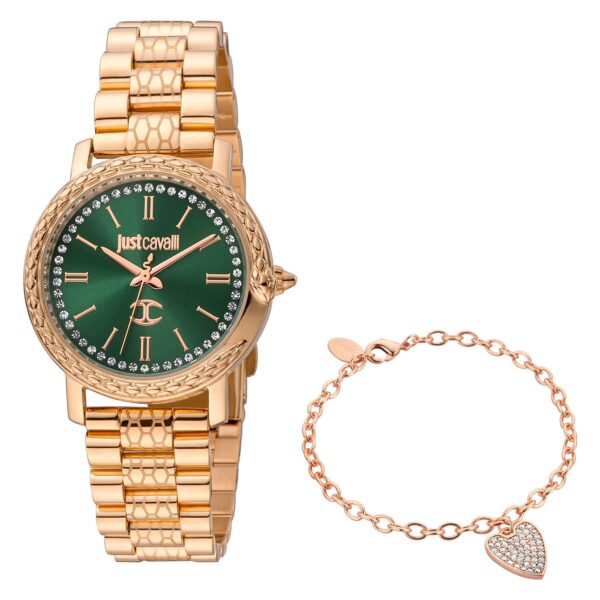 Just Cavalli Donna sempre Rose Gold Green