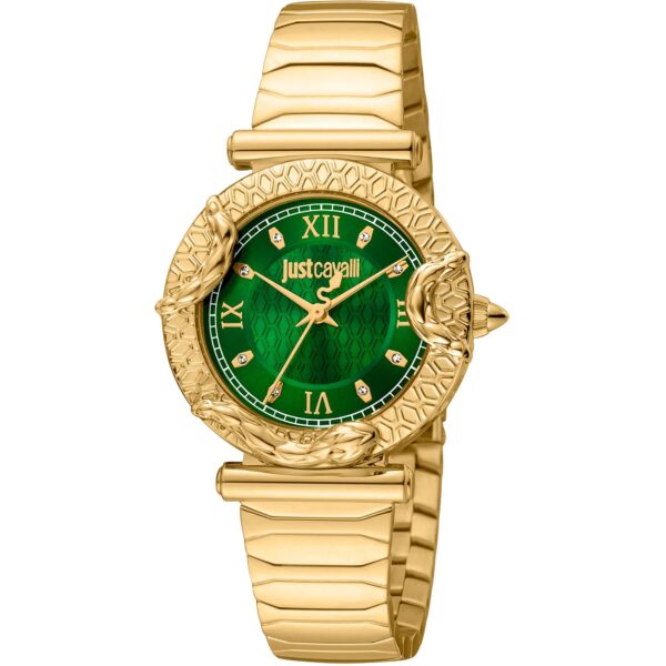 Just Cavalli JC Trama 2 Yellow Gold Green