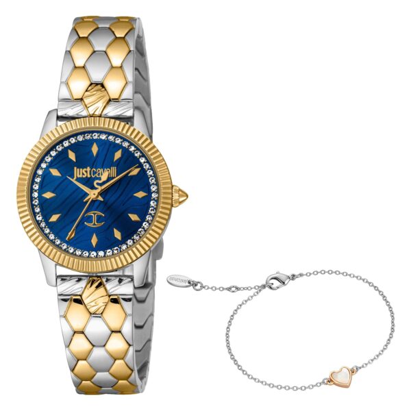 Just Cavalli Cuore Set Two Tones YG Blue