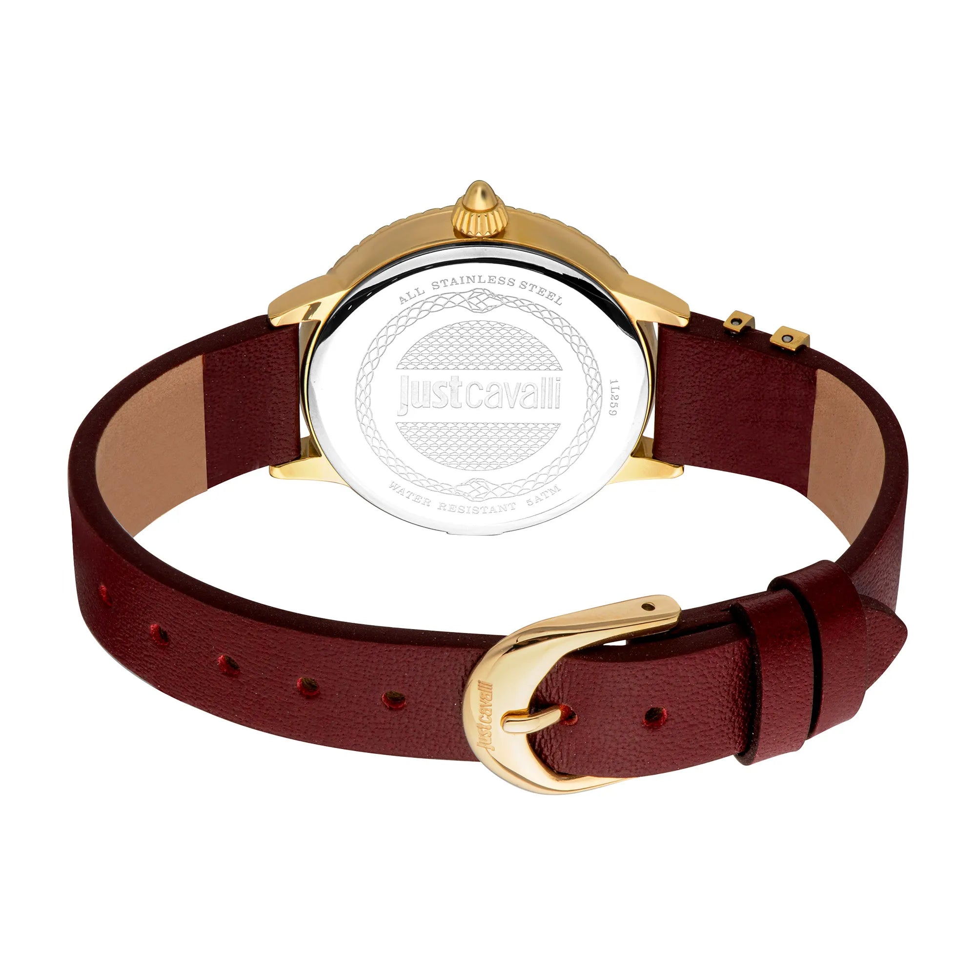 Just Cavalli Miraggio Leather Red - Image 3