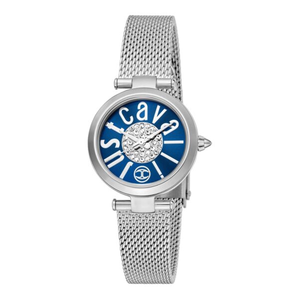Just Cavalli Modena Mesh Silver Blu