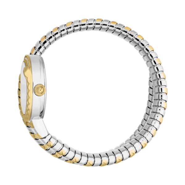 Just Cavalli Cerchio Snake Two Tones YG Silver Grey - alternate view