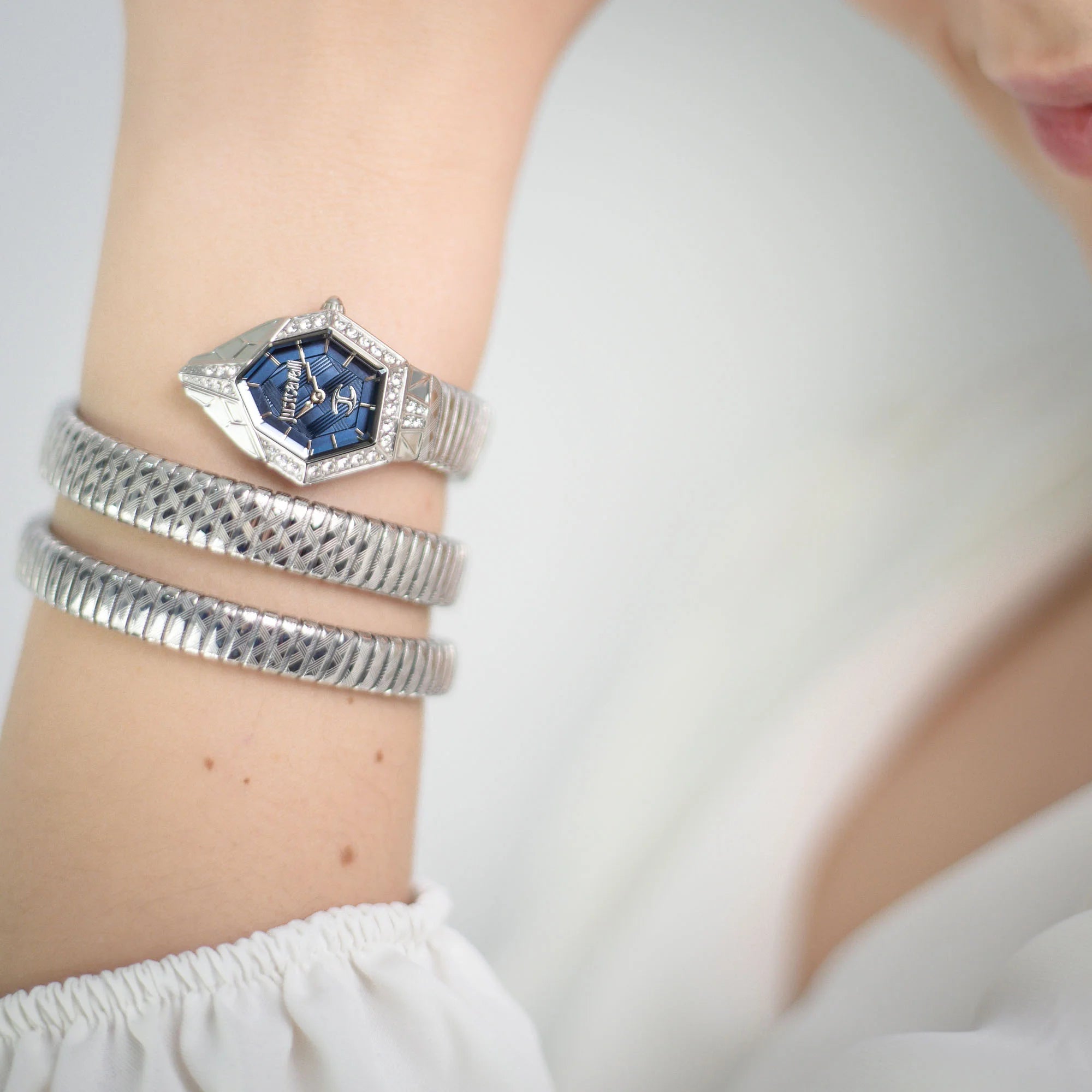 Just Cavalli Mesmerizing Silver Blue - Image 2