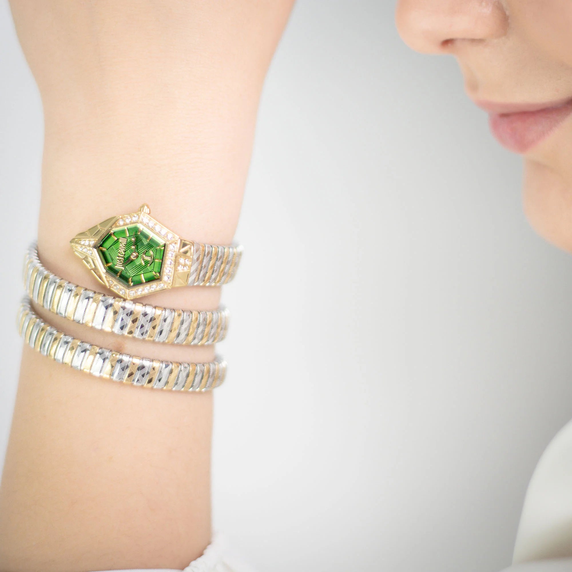 Just Cavalli Mesmerizing Two Tones YG Green - Image 2