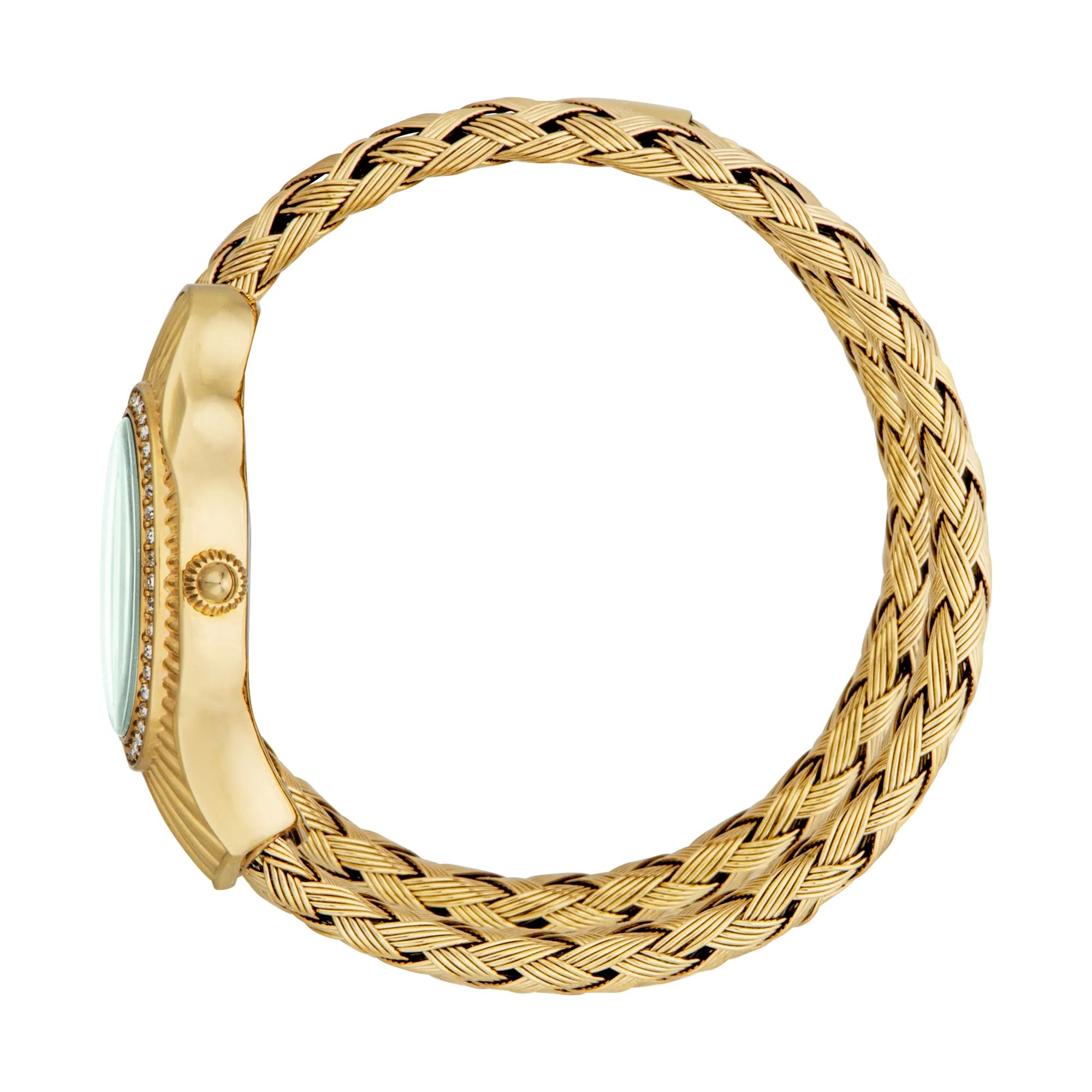 Just Cavalli Twined Yellow Gold Green - Image 3