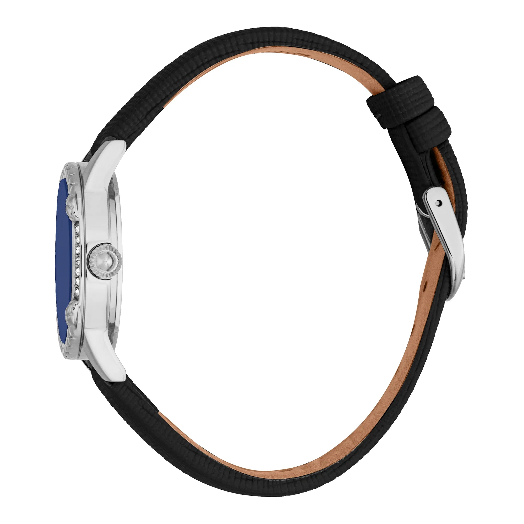 Just Cavalli Fiorenza Snake Leather Black Silver Blue - Image 3