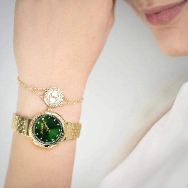 Just Cavalli Brave Snake Yellow Gold Green - alternate view