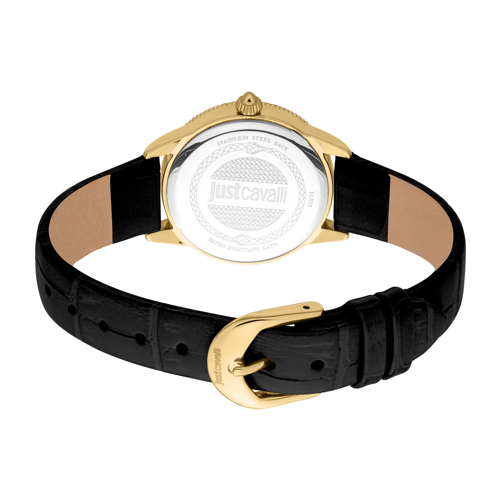 Just Cavalli Lovestruck Valentines Leather Black YG - Image 4