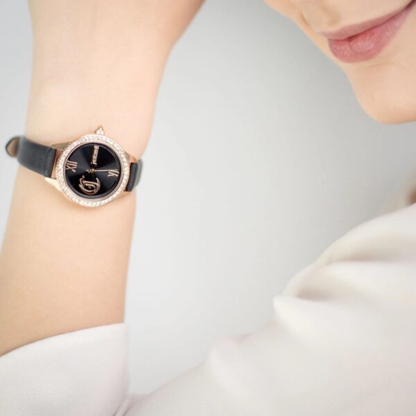 Just Cavalli Forward Leather Black RG - alternate view