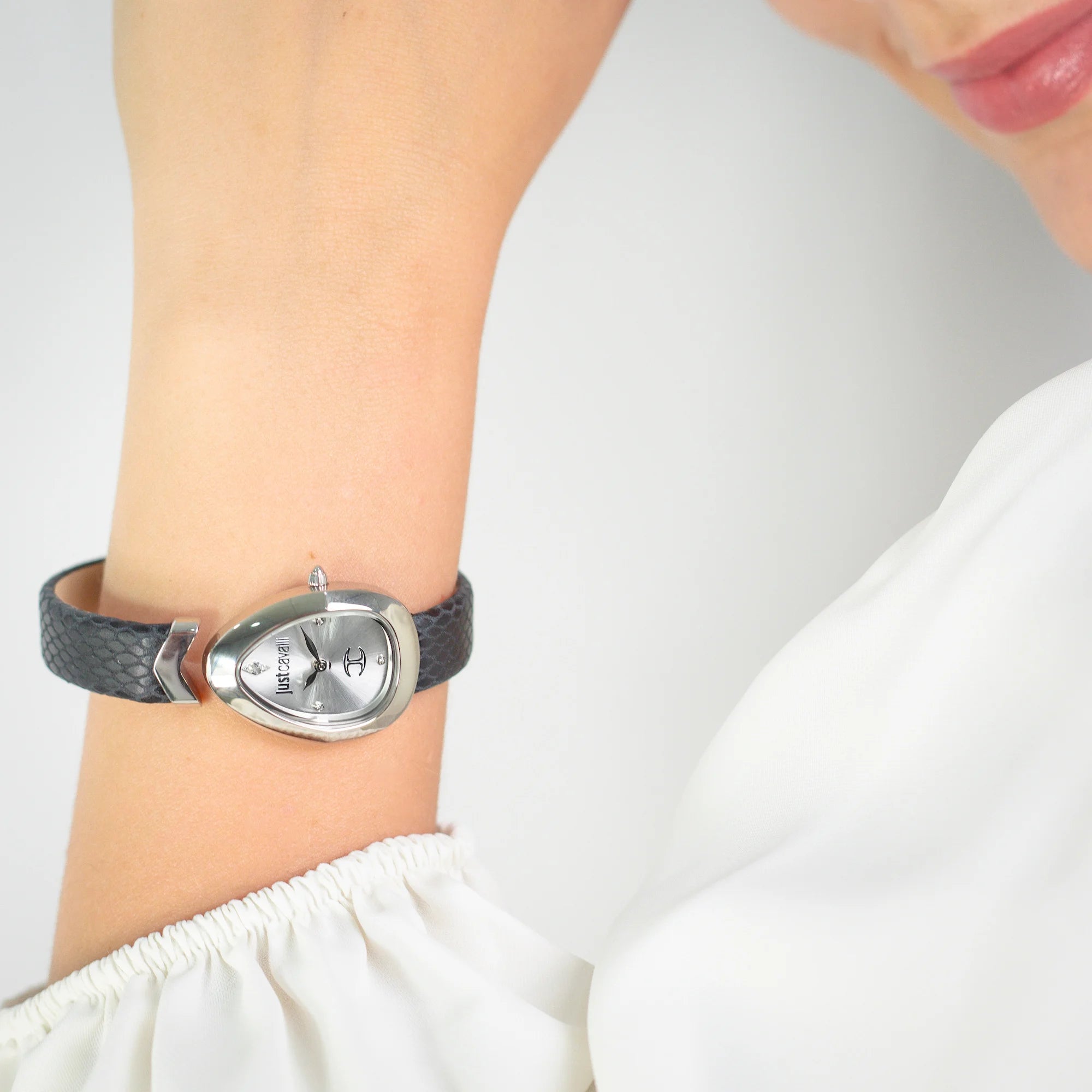 Just Cavalli Diversa Snake Black Silver - Image 2