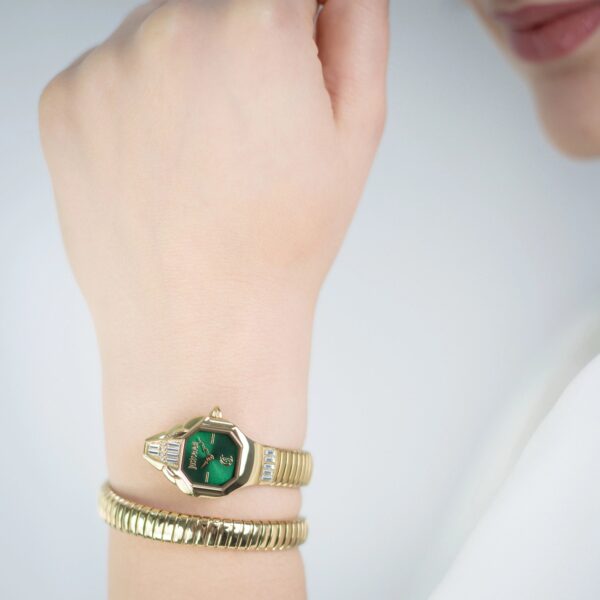 Just Cavalli Brillante Snake Yellow Gold Green - alternate view